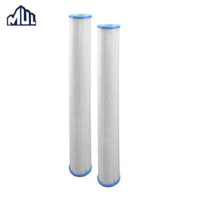 China Taiwan Commercial MUL 20 Inch Pleated Sediment Filter Cartridge for sale