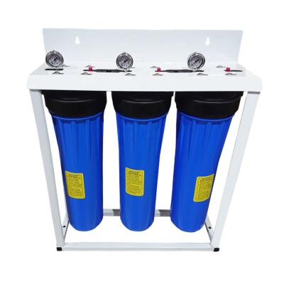 China High-effiency Whole House 3 Stage Big Blue Water Filter System for sale