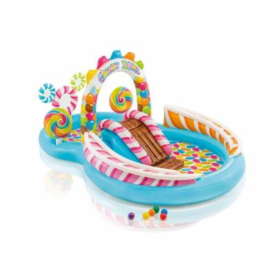 China Water Island INTEX 57149 Candy Zone Inflatable Play Center Kids Sliede Pool 2.95m x 1.91m x 1.30m for sale