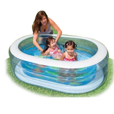 China Intex Elliptical 57482 Inflatable Baby Pool Kids Pool My Sea Friends Elliptical Pool for sale