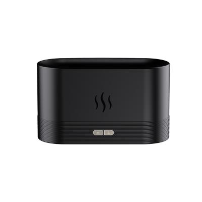 China Ultrasonic Flame LED Flame Light 180ml Air Humidifier Usb Flame Aroma Diffuser Use Home Firelight Flame Humidifier for sale