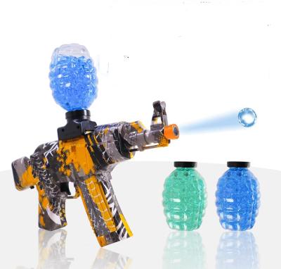 China Camouflage Toy AKM 47 Electronic Gel Blaster Guns Refillable Toy Water Gel Ball Blaster Gun for sale