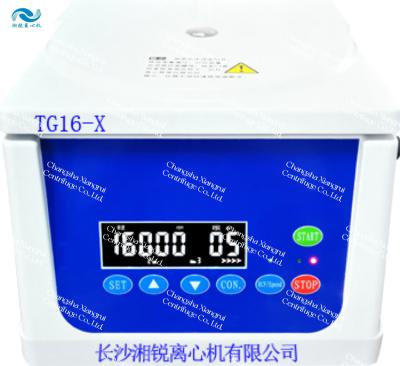 China 16500 r/min Hoog snelheidscentrifuge 4x100 ml Capaciteit 23669xg AC220V 50Hz 10A Te koop