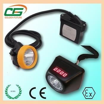 China ATEX 1 Watt IP65 LED Miners Cap Lamp IP65 CE EMC , Digital LED Mining Cap Lamp for sale