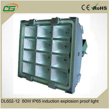 China Induktion DCs 36V 60 Watt führte Überdachungs-Lichter für kühles Aluminiumweiß 5500K der Tankstelle-IP65 zu verkaufen