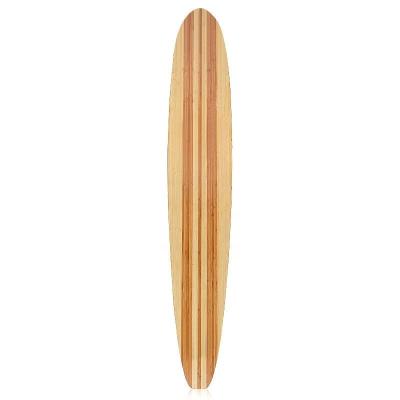 China Pro Adult Quality Flat Canadian Electric Bamboo Shape Maple Fiberglass Cruiser Longboard Skateboard DECK for sale