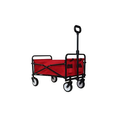 China Folding Folding Outdoor Utility Cart Heavy Duty Garden Shopping Cart For Beach Outdoor Camper Folding Truck Garden Shopping Trolley for sale