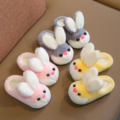 China Wholesale Cute Rabbit Cotton Warm Comfortable Home Slippers Anti-skid for sale