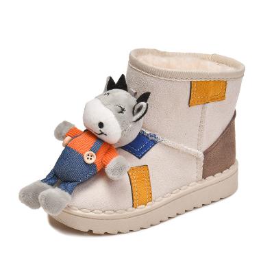 China Wholesale 2021 new flat winter ankle boots for children ankle boots boys cute animal non-slip very cheap girls for sale