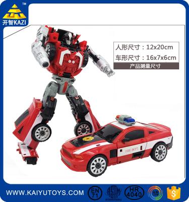 China Diecast Toy Five-in-One Transform Robot Diecast Robot Fire Truck Rescue Model Truck for sale