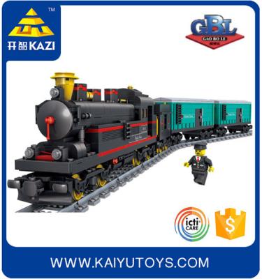 China Construction Toy KAZI Building Blocks 821pcs Electric Train for sale