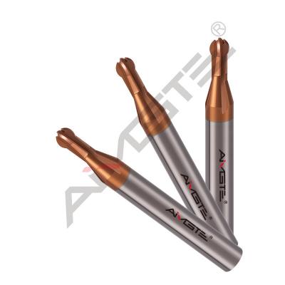 Κίνα 2 φλάουτες Custom End Mill HRC45 - HRC65 Lollipop End Mills για θερμαινόμενο χάλυβα προς πώληση