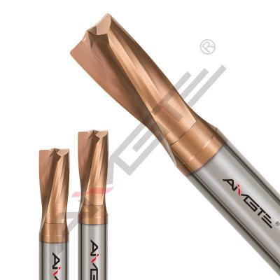 China 4mm - 32mm Heavy Duty Drill Bit HRC45 - HRC65 Spiral Flute Drill Bit for sale