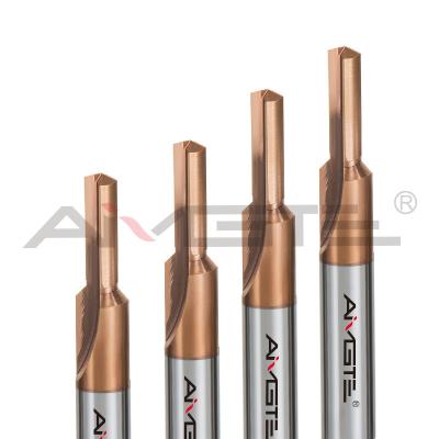 China Wear Resistant 2 Flute Drill Bit 4mm - 32mm Straight Flute Carbide Drill for sale