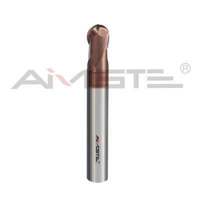 中国 0.2μm カービッド・エンド・ミール オーダーメイド 2 フルート・ボール・エンド・ミール HRC60 硬化型模具用 販売のため