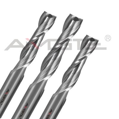 中国 塗布されていない2つのフルートエンドミール 0.6μm 長フルートエンドミール オーダーメイド 販売のため