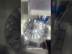 This is how carbide taper end mill is used 