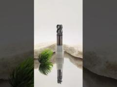 4 Flute Solid Carbide End Mill for HighTemperature Alloy Machining Anti Vibration High Precision