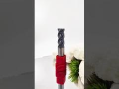 Heavy Duty 12mm 4 Flute Carbide End Mill For Steel Stainless 17-4PH CNC Cutting