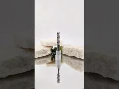 Polished Carbide Router Bit 16mm 3 Flute End Mill For Aluminumte