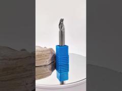 3 Cutting Edge Tapered Step Forming Cutter Internal Coolant Carbide Tool Uncoated for Aluminum