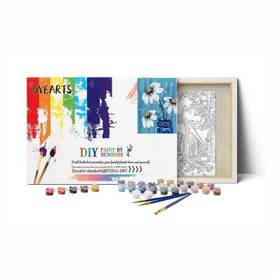 China High Quality Interior Wall Decor/Gift 2022 Paint By Numbers Frame Kit DIY Custom Picture Paint By Numbers Kit With Frame for sale