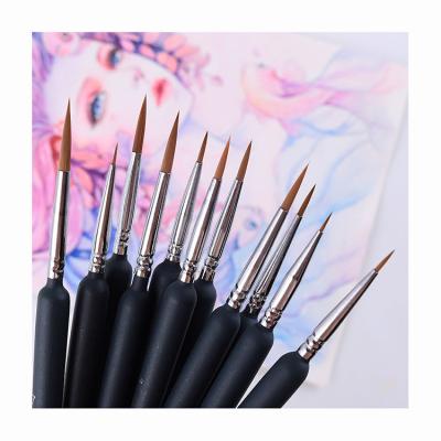 China Watercolor Oil Nail Painting Factory Direct Selling Brush Bristle Acrylic Traditional Painting for sale