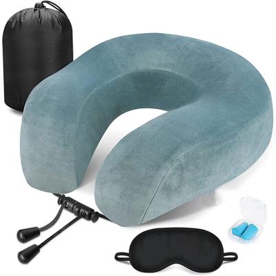 China Anti-Static Hot Selling New Arrival Portable Neck Pillow For Travel Travel Memory Foam Pillow for sale