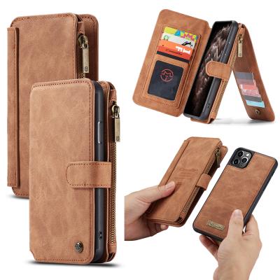 China CaseMe Hot Sale Multifunctional Use Wallet Card Holder Leather Mobile Phone Case Protector Cover For iPhone 6 7 8 Max Max X Xr Xs 11 pro for sale