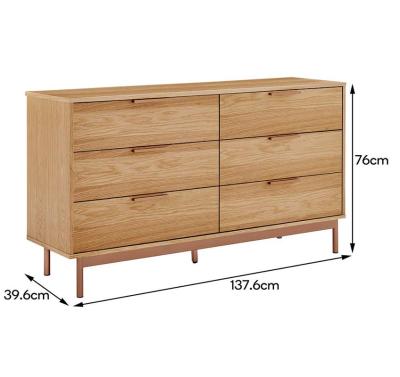 China Modern Astor 6006 6 Drawer Chest Chest From Previous Main 6 Drawer Factory Was Established In Shenzhen 1998 Year for sale