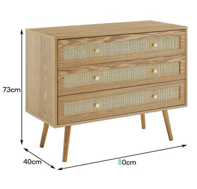 China DEVIN 3 Drawer Chest Modern Chest More Years Old Experiments Producing Factory Was Established In Shenzhen 1998 Year for sale