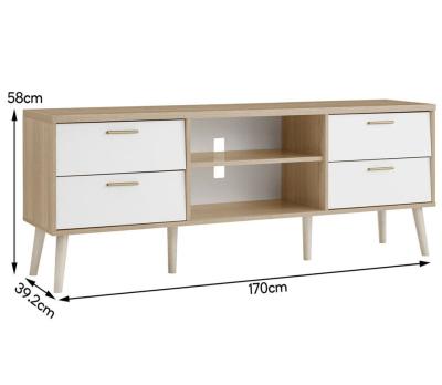 China Modern HELIN 8018 4 Drawer TV Large Entertainment Unit Furniture Factory Our factory was precedent established in Shenzhen 1998 years for sale