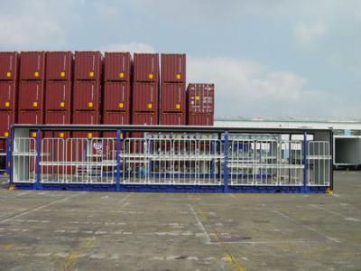 China 48ft Open Side Curtain Container 75M3 for sale