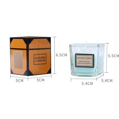 China Art Candle Most Popular Romantic Wedding Hotel SPA Candlelight Dinner Scented Smokeless Windproof Glass Candles Place Candles for sale