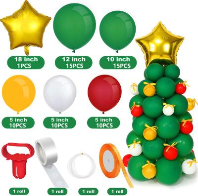 China Manufacturers Christmas Latex Balloon Set Modern Hot Selling Decorative Balloon Combination for sale