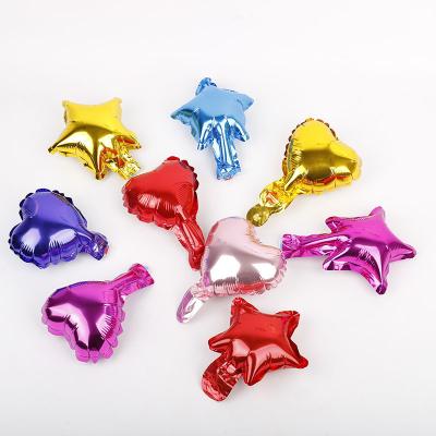 China New 5 inch modern heart-shaped mini foil balloon decoration holiday party ha balloon for sale