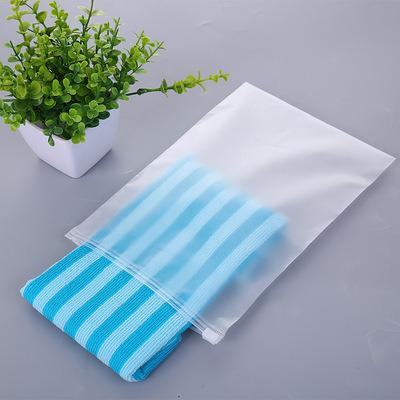 China Moisture Proof Frosted Clear Plastic Poly Bags Resealable Poly Bags For Packaging for sale