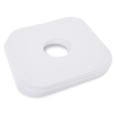 China Acid Free Archival Quality Rounded White Paper Disc Inner Sleeves For 7