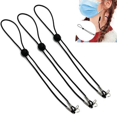 China Face Covering Ready To Ship In Stock Clip Cheapest Promotion NANA FaceMask Lanyard For Adults And Children Adjustable Length For Back Of Head Or Neck With Clips And Adjustable Stopper for sale