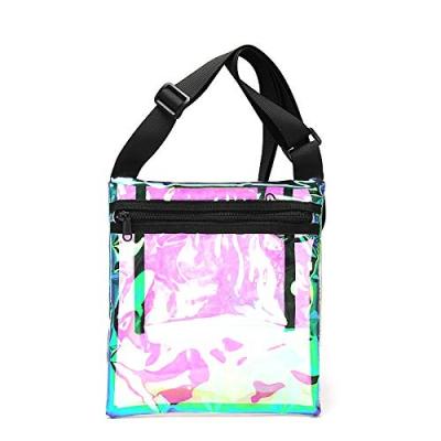 China Fashion Clear NANA TPU Clear Cross-body Purse Bag With Inner Pocket For Sport Event Concert Festival Gift for sale