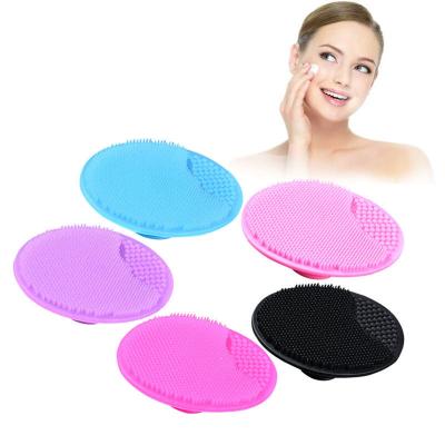 China For Home Use Silicon Facial Face Clean Exfoliating Brush Blackhead Remover Cleanse Pads for sale