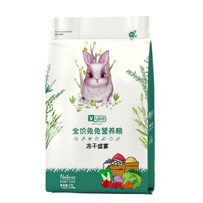 China YEE Sustainable Green Pet Food Healthy Nutritious High Protein Freeze Dried Food For Rabbit for sale