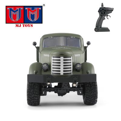 China 2022 Hot Selling RC Hobby Vehicle Toy 1/16 2.4G 6WD RC Truck Transporter Remote Control Off-Road Military Car For Kids Children Gift for sale