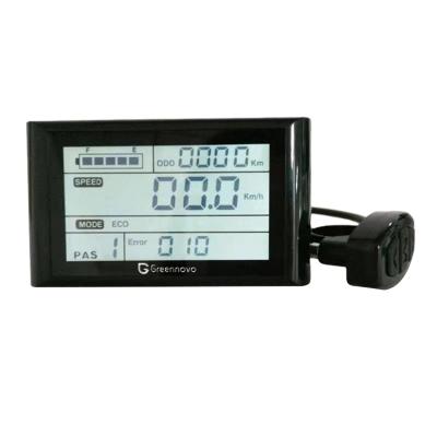 China ABS+Acrvlic Durable And High Quality Electric Bicycle Parts 24v 36v 48v LCD Display For Ebike Battery Meter for sale