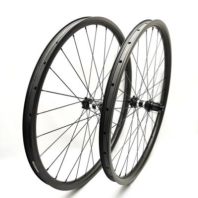 China Wholesale Mountain Bikes Profession Wheel Rim 29er Mtb 33mm Wide Carbon Wheel For Mountain Bicycle for sale