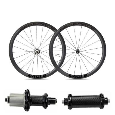 China Road Bikes Carbon Road Bike Wheelset Rim Brake R36 Hub 38*25mm Tubeless Wheels With Sapim CX-Ray Spokes for sale