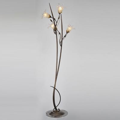 China Decorative Flower Fantasy Decorative Glass Floor Lamp Home,Villa,Cinema,Hotel,Etc for sale