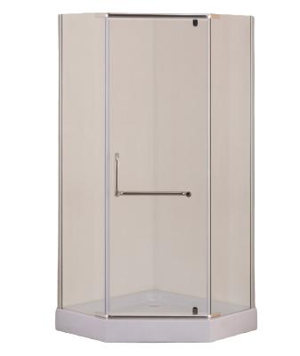 China 6mm Modern Diamond Single Shower Stall With Modern Design for sale