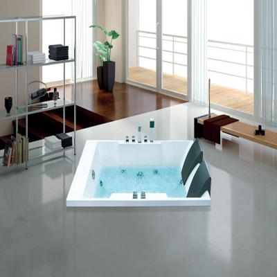 China Modern Bathroom Drop In Spa Enclosed Acrylic Bathtub Square for sale