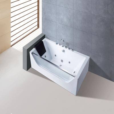 China Double Side Corner Bathtub Massage Rectangle Skirt (Left Skirt) Acrylic Bathtub Wall for sale